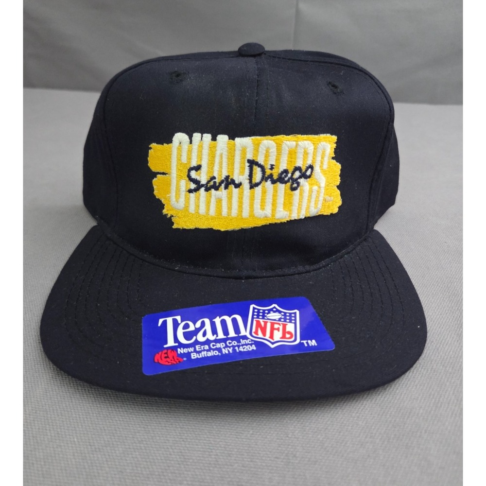Vintage San Diego Chargers Hat Mens Snapback Navy Blue Deadstock NFL Cap 90s